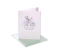 UK Greetings Disney Classics Carte d'anniversaire pour elle/amie Motif Bambi et Thumper