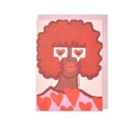 UK Greetings Kindred X Kendra Dandy Carte de Saint-Valentin Motif cœur