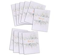 UK Greetings Lot de 10 cartes de remerciement pour lui/elle/ami - Pour enseignant/cadeau et autres événements - Motifs botaniques