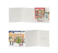 UK Greetings Lot de 18 cartes de Noël pour lui/elle/ami - 2 motifs de scène hivernale
