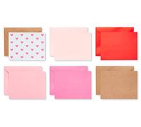 UK Greetings | Lot de 200 cartes vierges à panneau unique | Fournitures de fabrication de cartes | Arts et travaux manuels | Designs lumineux | Avec enveloppes | 10,2 x 13 cm