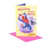 UK Greetings Marvel Spiderman Carte de fête des mères Motif héros
