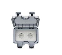UK US FR DE EU Standard IP66 13A 16A 250V Weatherproof Waterproof Outdoor Wall Power Socket Box Electrical Outlet Charging Pile NWPNLXEA(MP22-G-16A)