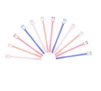 UKCOCO 12 Pièces Stylo Neutre Créatif Stylo à Gel Hamster en Plastique et Silicone, Recharge Remplaçable, Écriture Fluide, pour École et Bureau, pour Garçon et Filles Plusieurs styles