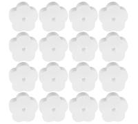 UKCOCO 18 Pcs Éponge Absorbante D'huile Blanche de Fleur pour Piscine et Spa, Structure à Pores Fins Réutilisable, pour Nettoyage et Filtration