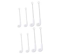 UKCOCO 2 Ensembles Brosse Flexible Pour Bouteille Et Biberon Lot De Grandes Petites Brosse De Nettoyage Acier Inoxydable Et Fibre Pour Verres Et 4 Pièces * 2