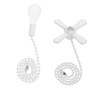 UKCOCO 2 Pièces Chaîne à Billes pour Ventilateur de Plafond Vintage pour Plafonnier Salon et Salle à Manger Remplacement et Élégant pour Chaîne de Traction de Lampe