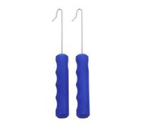UKCOCO 2 Pièces Outil Multifonction de Retrait D’hameçon Portable | Bleu, Acier Inoxydable et Abs, Finition Polie Lisse sans Bavures, Prise en Main Confortable