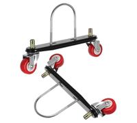 UKCOCO 2 Pièces Support en Fer pour Radiateur Électrique Roulettes Robustes, Base Mobile Stable et Solide, pour Chauffage à Mazout en Intérieur