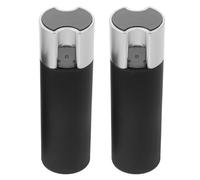 UKCOCO 2pcs Poids pour Cordons de Rideaux Noirs en Métal et Plastique, Accessoires pour Stores Verticaux, Installation Facile pour Fixer Rideaux et Volets Roulants