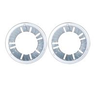 UKCOCO 2pièces Cache-plaques Cuisson Gaz Pare-vent Pour Gazinière Support Stable Anti-vent Pour Flammes Concentrées Et Protection Des Feux De Gaz