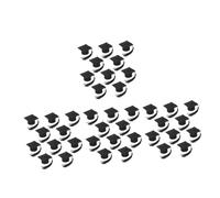 UKCOCO 4 Ensembles Couvercles De Bouteille Chapeau De Graduation Mini Chapeaux avec Franges pour Vin Décoration Festive pour Fête De Remise De 10 Pièces * 4