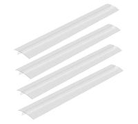 UKCOCO 4pièces Lot De Couvre-joints Silicone Résistants Chaleur Pour Fentes Entre Cuisinière Et Plan De Travail Protection Anti-débris Et Nettoyage Facile Transparent