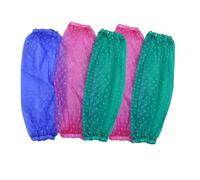 UKCOCO 5 Paires Manchette PVC Réutilisable Imperméable et Anti Huile, Lot | Motif à Pois, Haute Élasticité, pour Restaurant et Usine, Protection D’avant-bras au Quotidien Couleur Aléatoire