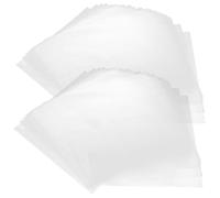 UKCOCO 50 Pochettes en Vinyle PP Auto-Adhésives, Protection pour Disques Vinyles Simples, Anti-Poussière, Transparentes, pour Collection
