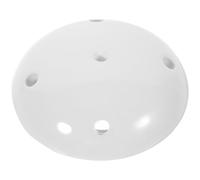 UKCOCO Bouchon D'urinoir en Céramique Blanc Filtre Déodorant à Cinq Trous, Accessoire pour Salle de Bain, Piège à Saletés et Circulation D'air Optimale