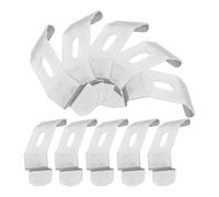 UKCOCO Clips de Fixation pour Stores verticaux Lot de 10 Argenté en Acier Inoxydable Remplacement Facile pour Bureaux et fenêtres Blocage de la lumière Couleur Aléatoire