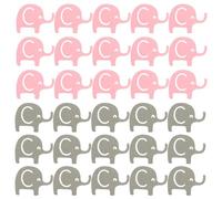 UKCOCO Confettis de Table Éléphant en Papier 100pcs pour Décoration Shower Légère et Adorable, Accessoire Photo pour Célébrations Spéciales