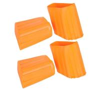 UKCOCO Couvre-Pieds D'Échelle Antidérapants 4 Pièces 1.97X1.77X0.98 Pouces Protection Sol Stable Résistant À La Corrosion Accessoires D'Échelle Pour Bricolage Et Usage Domestique