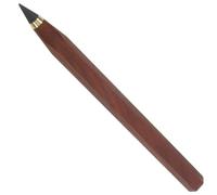 UKCOCO Crayon Infini en Bois Marron pour Étudiants, Écriture sans Encre | Design Ergonomique, Mine Solide, du Taille-crayon, pour Enseignants et Usage Scolaire Quotidien