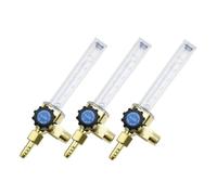 UKCOCO Débitmètre Réducteur de Pression 7Mm 0.35Mpa en Alliage Léger 1/4Pt Compteur de Débit pour Système de Gaz Argon en Usage Domestique