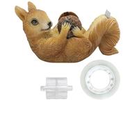UKCOCO Distributeur de Ruban Adhésif Design Animalier Unique et Mignon Forme Écureuil en Résine Outil Pratique et Décoratif pour Bureau, Maison et École