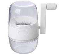 UKCOCO Écrase-gingembre Manuel Blanc en Abs, Léger et Détachable, Hachoir pour Ail et Oignon, Gadget Cuisine Pratique pour Usage Domestique