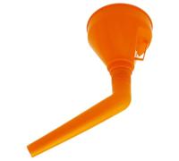 UKCOCO Entonnoir à Carburant pour Voiture et Moto en Plastique Orange, Pratique et Épais, Ravitaillement Sécurisé Lors Déplacements Routiers