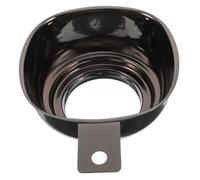 UKCOCO Entonnoir Inox Large Ouverture Carré avec Poignée Ergonomique pour Transfert Rapide Huile et Conserves Compatible Bocaux Larges et Étroits Noire