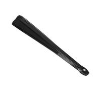 UKCOCO Éventail Pliant Portatif Noir en Abs et Polyester, Ventilateur Pliable Léger et Décoratif pour Accessoire de Fan pour Soirée Dansante et Décoration de Bureau