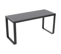 UKCOCO Fer Noir Étagère de Rangement Support pour Assiettes, pour Armoire | Design Freestanding, Transport Facile, Usage Polyvalent Salon et Salle de Bain, pour Organisation Discrète