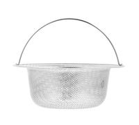 UKCOCO Filtre de Vidange D'évier Bloque les Particules Alimentaires Facile à Nettoyer Filtre à Cheveux pour Lavabo en Acier Inoxydable, Argenté, Anti-obstruction, Anti-rouille