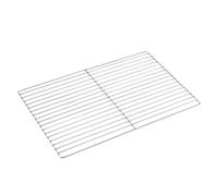 UKCOCO Grille de Barbecue Argenté en Acier Inoxydable, Grillage de Cuisson | Maille Soudée Entre Deux Fils de Cadre, Bords Soigneusement Meulés, Surface Lisse
