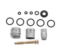 UKCOCO Interrupteur à Bouton-poussoir pour Robinetterie | Compatibilité, Contrôle de Dérivation Bain, Installation Facile, Fonctionnement Fluide, Argenté