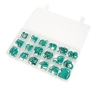 UKCOCO Kit de Joints Toriques D'étanchéité Automobile en Caoutchouc Butyle Vert 270 Pièces pour Compresseur Climatisation Voiture, Solution Pratique pour Fête