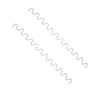 UKCOCO Kit de Remplacement 2pcs de Ressorts de Tension en Métal Argenté pour Canapé, Structure Serpentins, Stabilité des Coussins et Support Ergonomique pour Siège Affaissé
