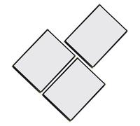 UKCOCO Lot de 3 Pochettes Menu en Pvc Noir pour Restaurant Protection Double Face, Pages Multi-faces et Ouverture Inférieure pour Dessert Shops et Hot Pot Restaurants