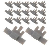UKCOCO Lot de 40 Charnières Plastique pour Porte de Placard Limiteur D'ouverture et Contrôle Précis de L'angle, Cuisine Américaine Élégante en Intérieur