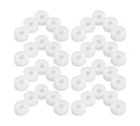 UKCOCO Marqueur peinture Anneaux de Fixation pour Pointe de Stylo à Peinture en Éponge Blanche, 100 Pièces, Flux de Pigment Uniforme, Accessoires pour Création Artistique et Travaux