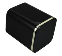 UKCOCO Mini Poubelle de Table Carrée Noire Abs 2l à Couvercle