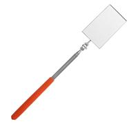 UKCOCO Miroir de Sécurité Convexe Pliable en Fer Orange pour Réparation Automobile et Maintenance Mécanique en Fer Orange Portable pour Inspection sous Véhicule et Murs Internes