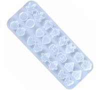 UKCOCO Moule Silicone pour Boucles D'oreilles en Résine Cristal, Mini Moule à Insert pour Création Diy, Flexible et Solide pour Bijoux Artisanaux