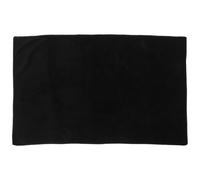 UKCOCO Nappe de Maquillage Noire 50x80 Cm, Nappe Rectangulaire en Tissu Facile à Nettoyer, Protège-table Beauté Polyvalente pour Coiffeuse et Salon de Manucure, Housse de Table Légère