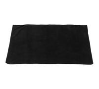 UKCOCO Nappe Noire Unie Rectangulaire 50x80 Cm pour Coiffeuse et Nail Art, Protège-table de Maquillage Résistante, Légère et Facile à Nettoyer, Accessoire pour Salon de Beauté