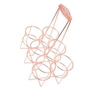 UKCOCO Panier Portatif en Fer pour Fête Bière, Porte-Bouteilles | Six Places, Poignée Robuste, pour Bouteilles de Vin et Verre, Usage Quotidien, Pique-niques, Service Soigné