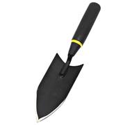 UKCOCO Pelle de Jardin en Acier Manganèse Épaissi, Outil de Jardinage Pratique Noir, Bord Fin et Inoxydable, Plantation de Bonsaïs et Légumes