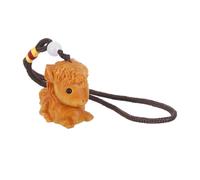 UKCOCO Pendentif Cheval en Bois Sculpté Artisanal pour Porte-clés Paquet | Texture Naturelle du Bois, Design Rustique Cartoon, pour Collectionneurs et Affichage Cabinet