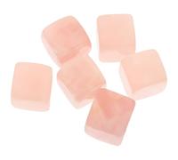 UKCOCO Pierres de Quartz Whisky réutilisables 6 pièces, Cubes de 2 cm, pour Cocktails et Boissons, Usage Domestique et Bars, Coffret Cadeau pour Femmes, Poids Variable