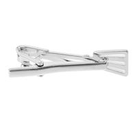 UKCOCO Pince à Cravate Classique pour Homme en Métal Brossé, Design Créatif Spatule, Fermoir Adapté à Différentes Largeurs de Cravate, Accessoire de Costume Élégant pour Événements
