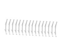 UKCOCO Positionneur Inférieur Pour Porte Placard Coulissante 16 Pièces En Acier Manganèse Accessoire De Quincaillerie Limiteur De Rail Durable Pour Système De Glissement De Porte
